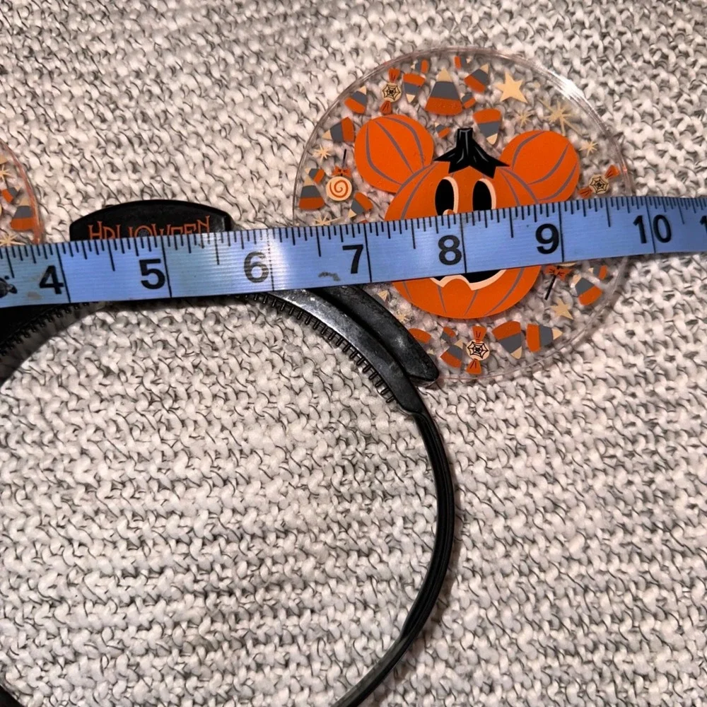 Disney Dancing Light Up PUMPKIN Mickey Ears Headband Halloween Candy RETIRED‎
